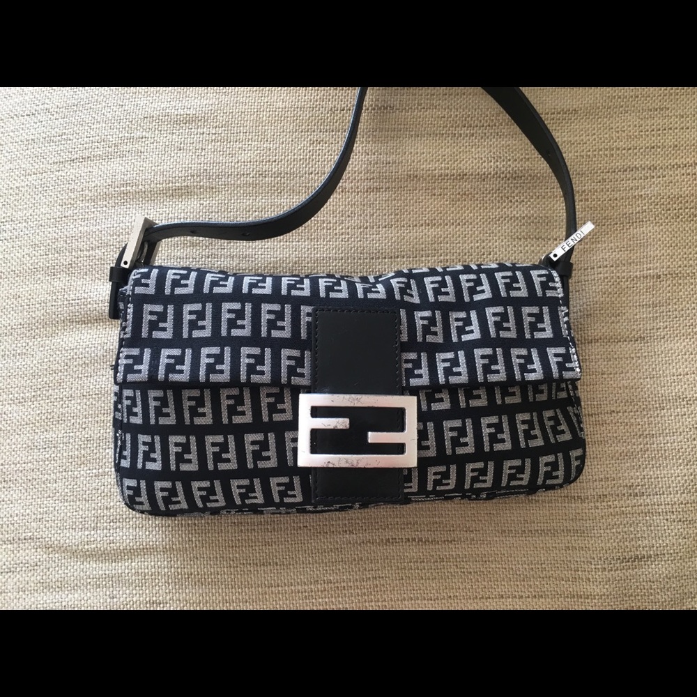 (SOLD) Rare Vintage Fendi Monogram Baguette Bag